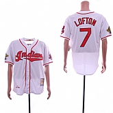 Indians 7 Kenny Lofton White Cooperstown Collection 1995 Throwback Jersey Dzhi,baseball caps,new era cap wholesale,wholesale hats